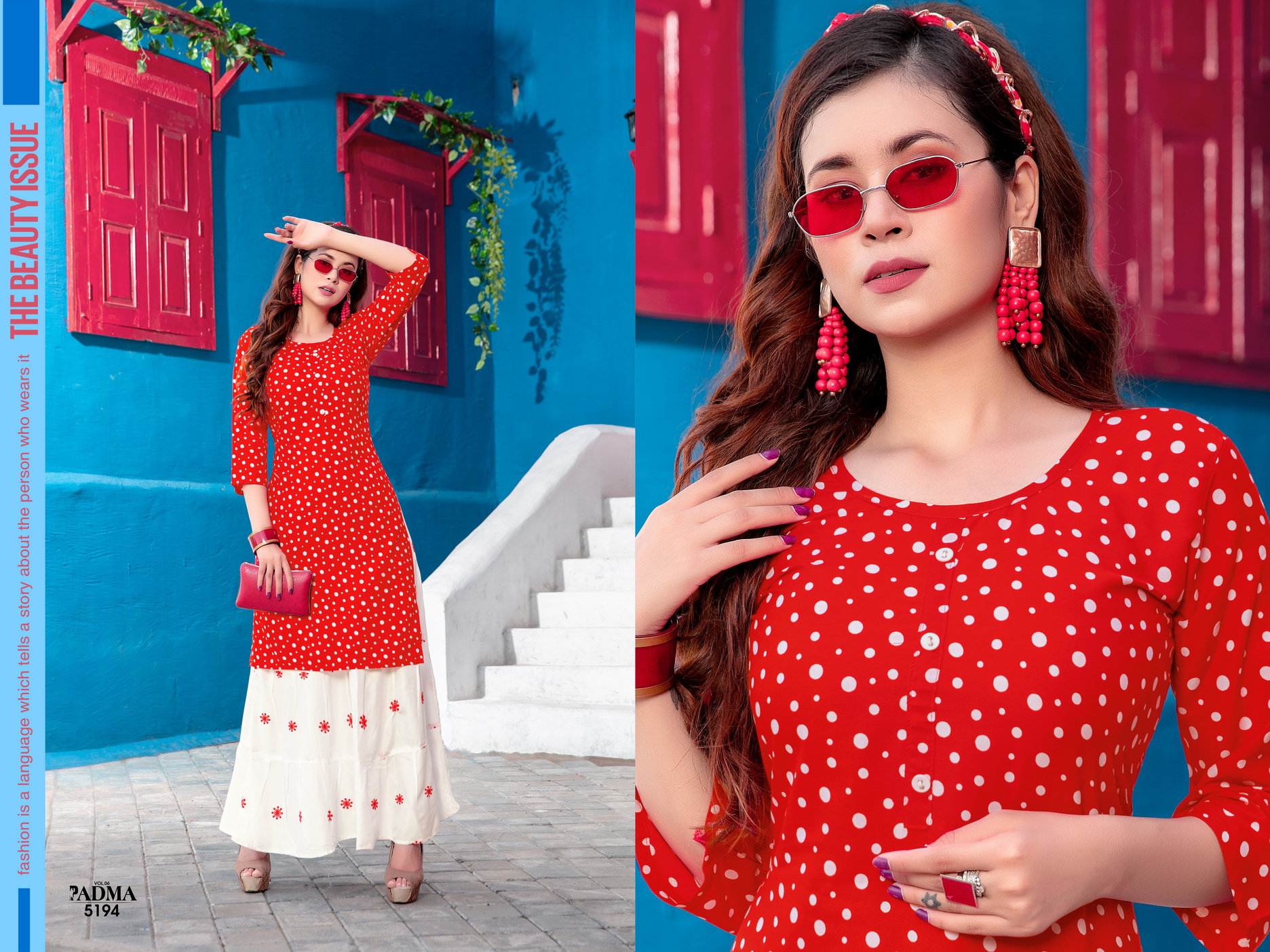 Premnath Padma Vol.6 Top With Skirt Kurti