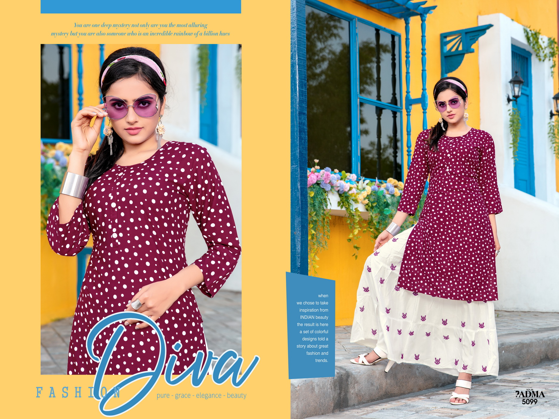 Premnath Padma Vol.6 Top With Skirt Kurti