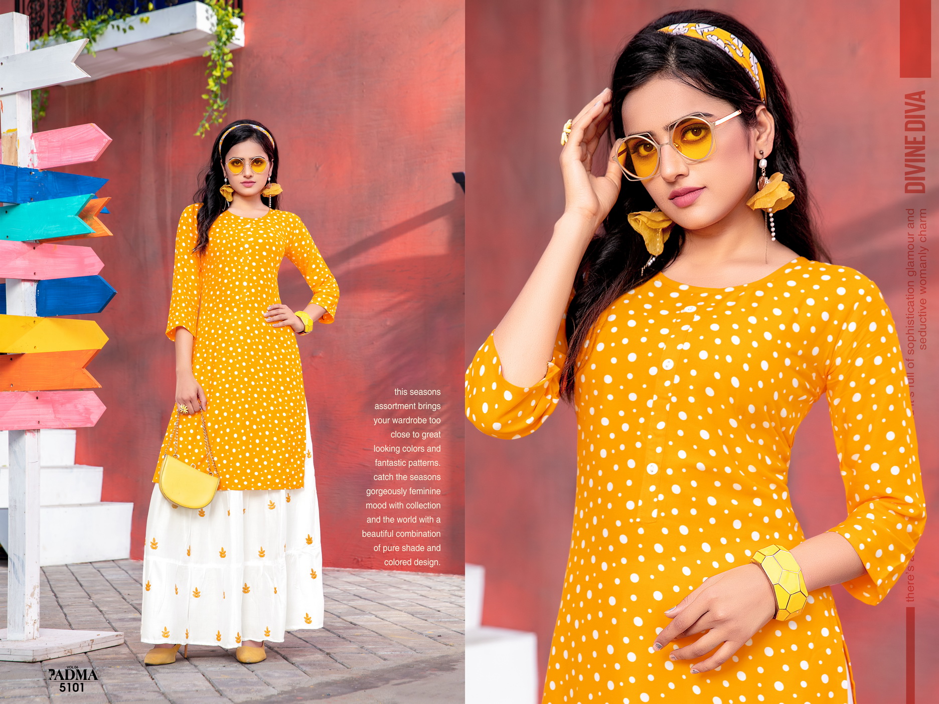 Premnath Padma Vol.6 Top With Skirt Kurti