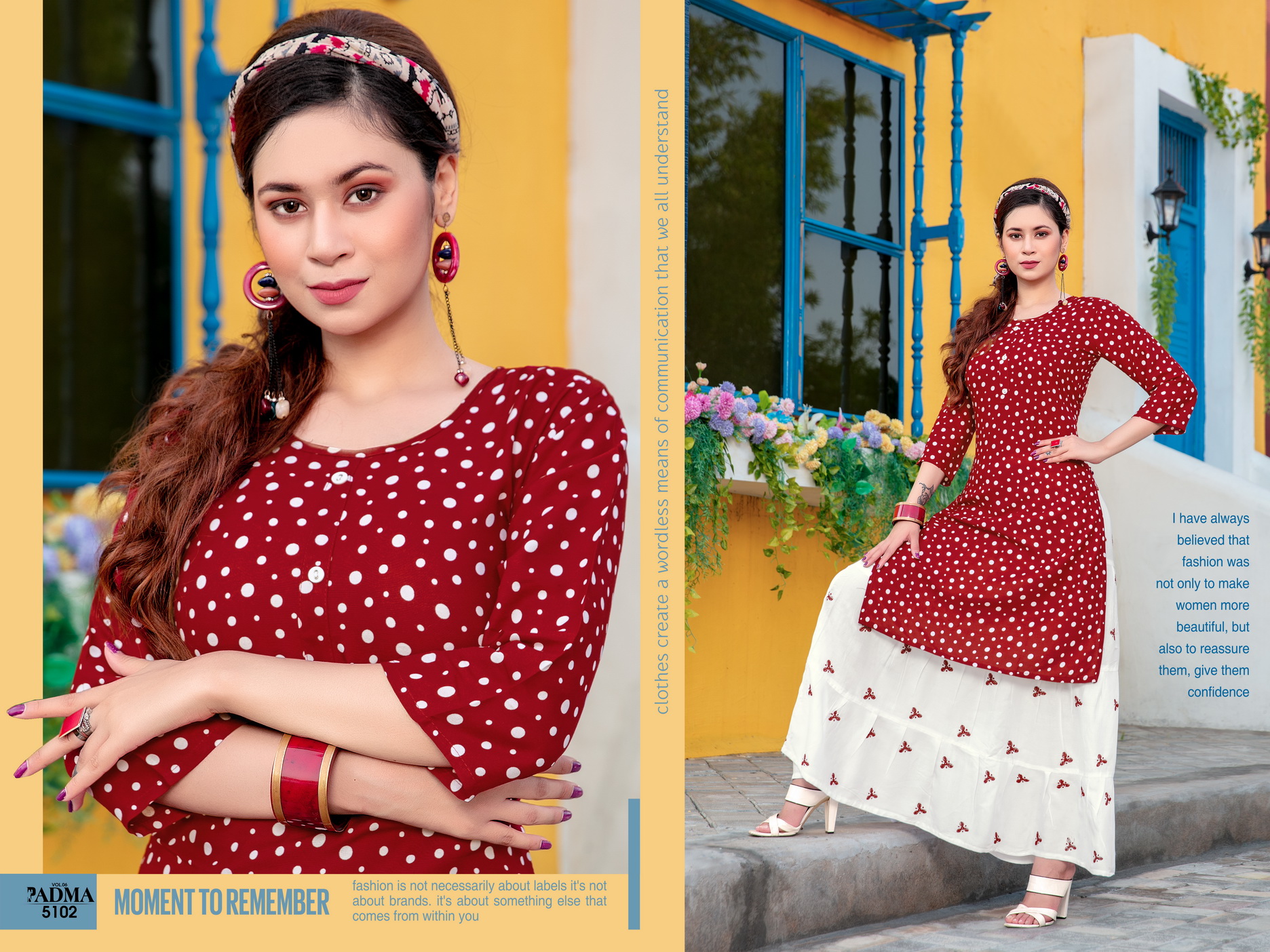 Premnath Padma Vol.6 Top With Skirt Kurti