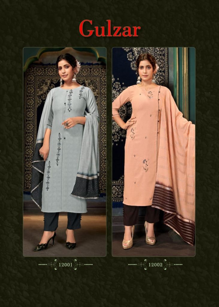 4colours Dulzar Designer Ready-made Kurtis Catalog