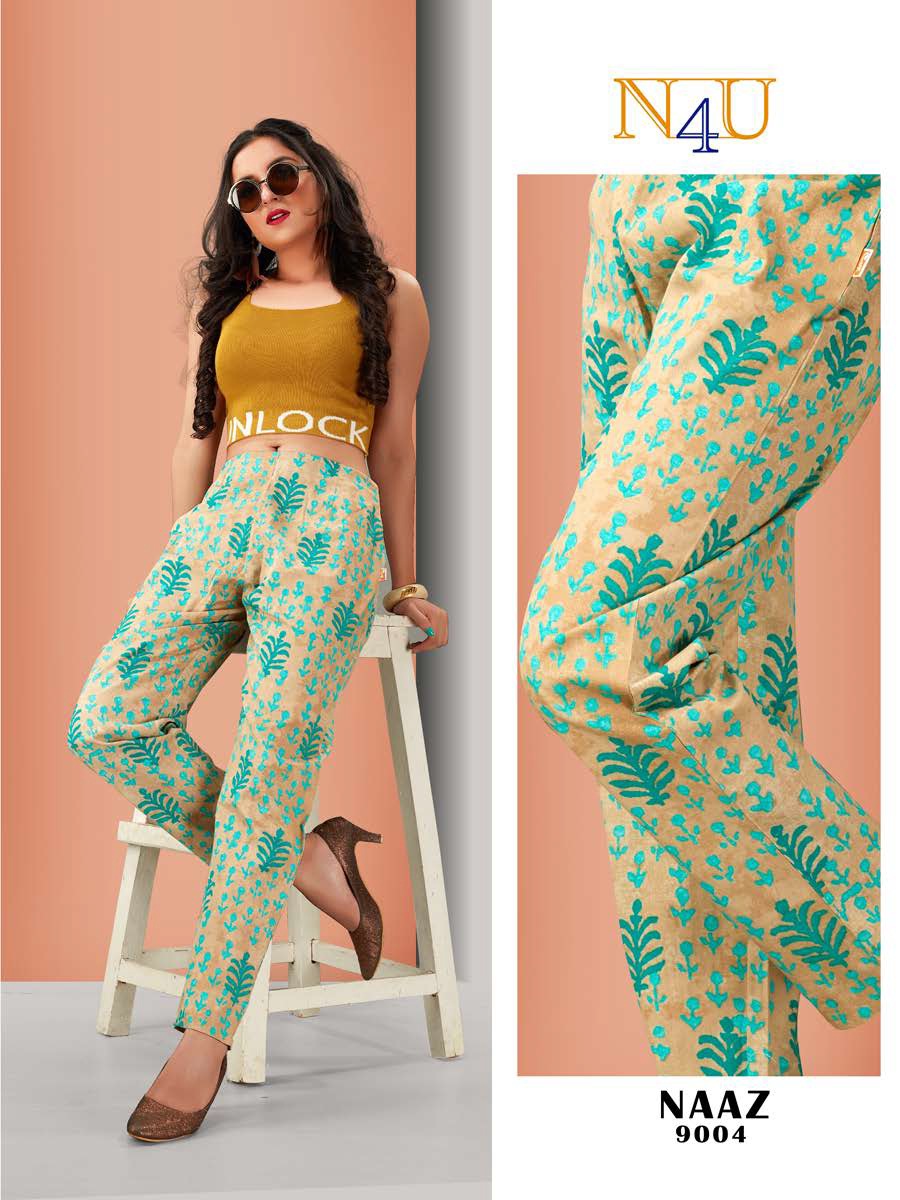 Tunic House Naaz Printed Cotton Pant Bottom Wear Collection