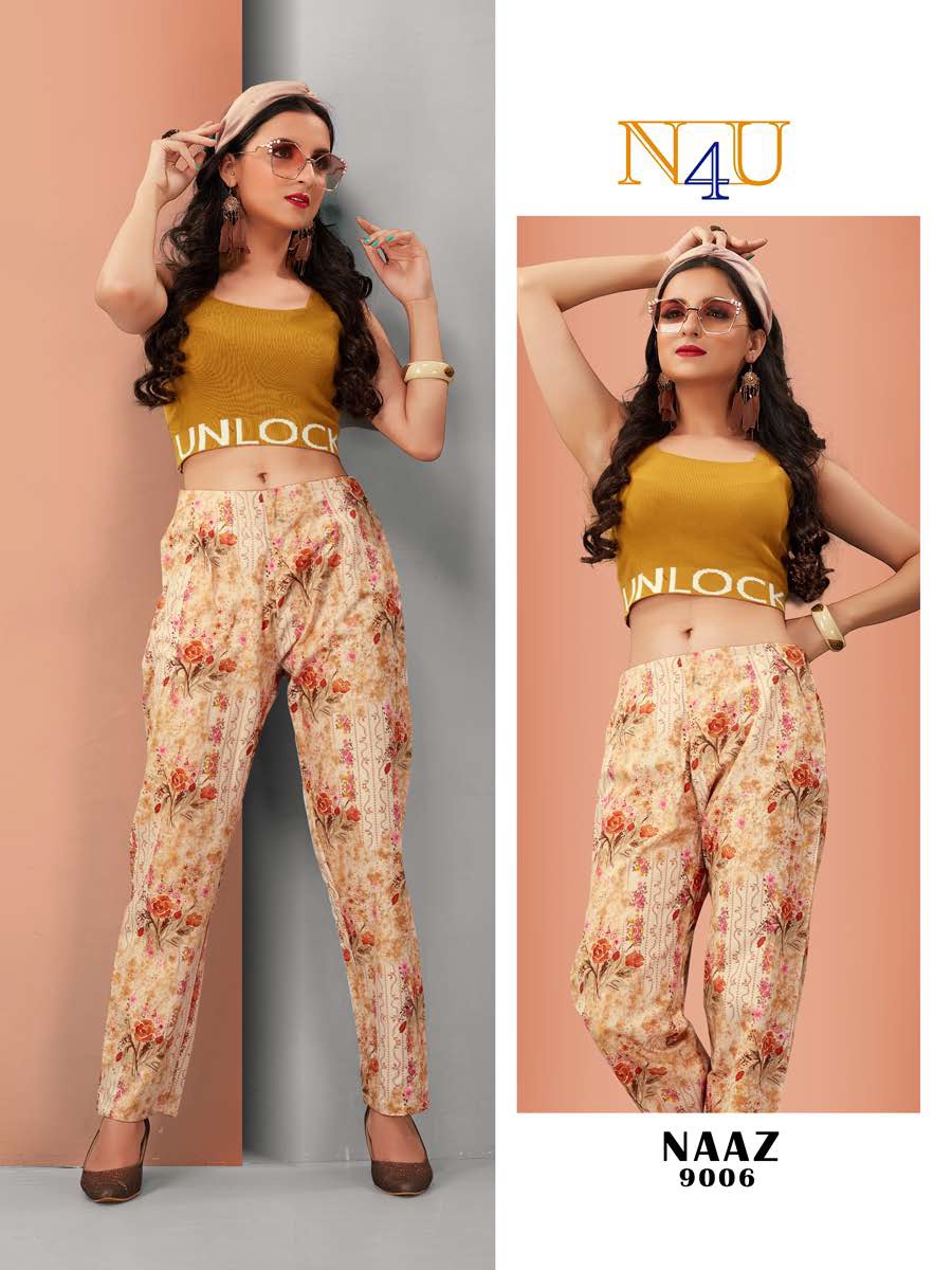 Tunic House Naaz Printed Cotton Pant Bottom Wear Collection