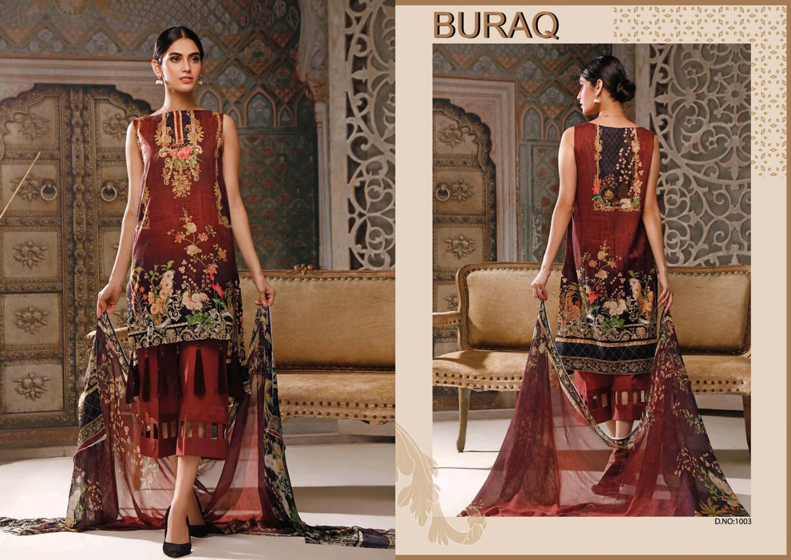 Agha Noor Buraq  Vol 2 Karachi Cotton Dress Material Catalog