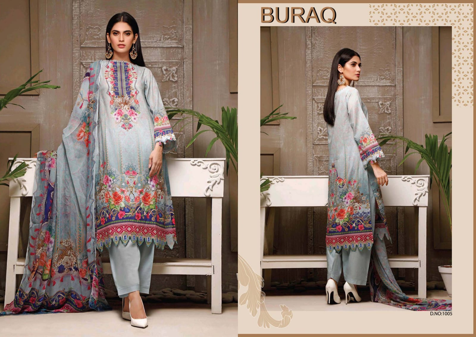 Agha Noor Buraq  Vol 2 Karachi Cotton Dress Material Catalog