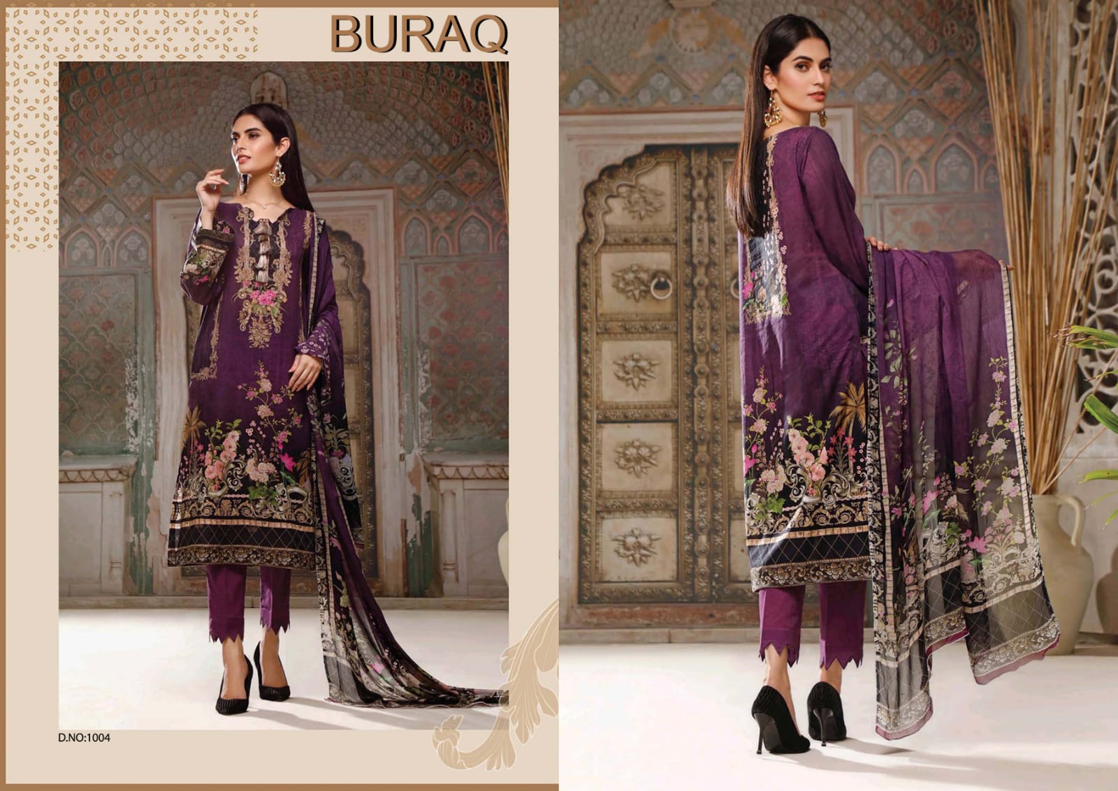Agha Noor Buraq  Vol 2 Karachi Cotton Dress Material Catalog
