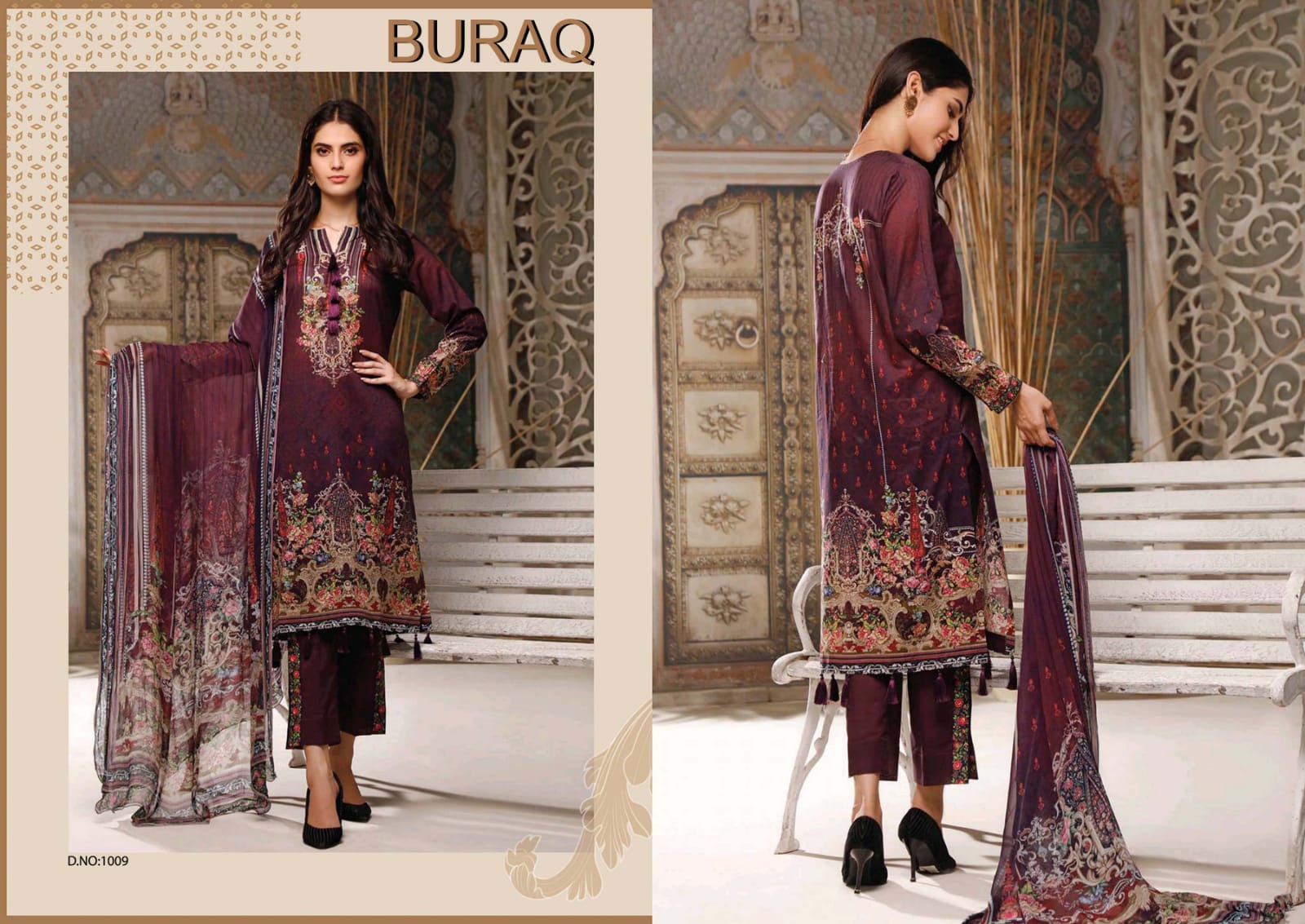 Agha Noor Buraq  Vol 2 Karachi Cotton Dress Material Catalog