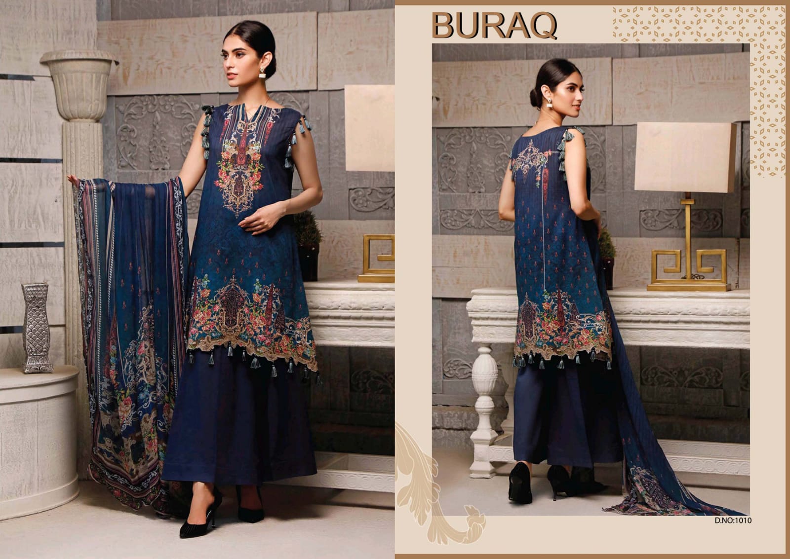Agha Noor Buraq  Vol 2 Karachi Cotton Dress Material Catalog