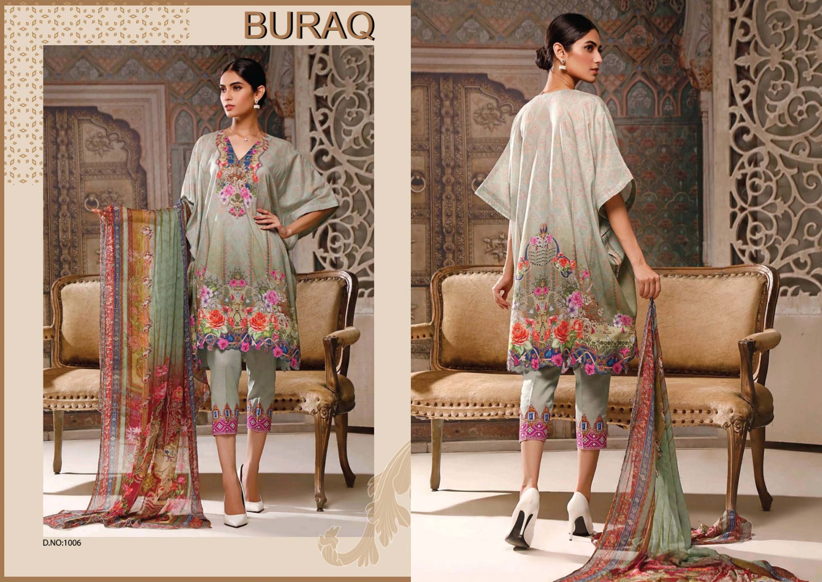 Agha Noor Buraq  Vol 2 Karachi Cotton Dress Material Catalog