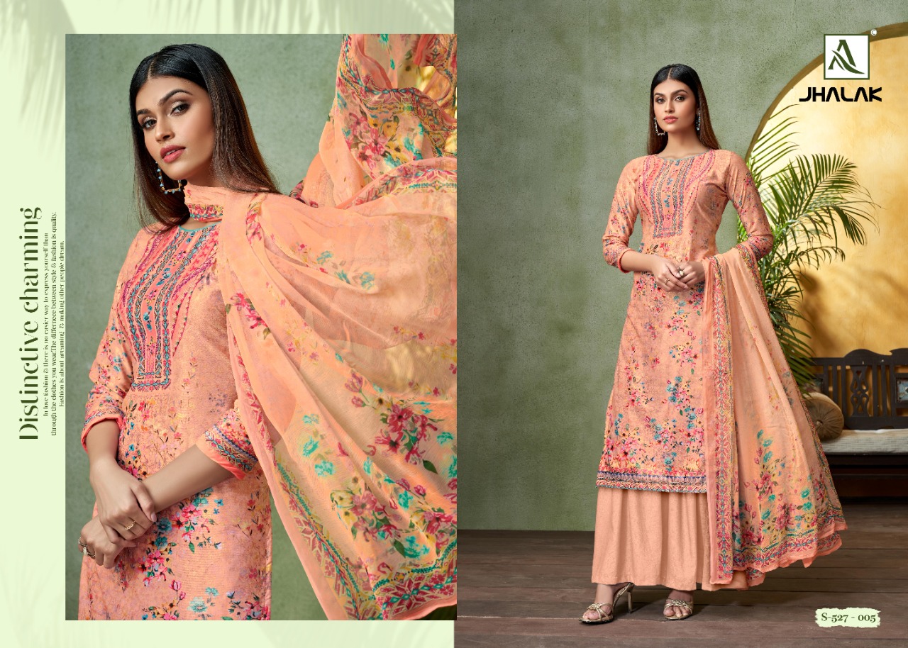 Alok  Jhalak Designer Dress Material Catalog