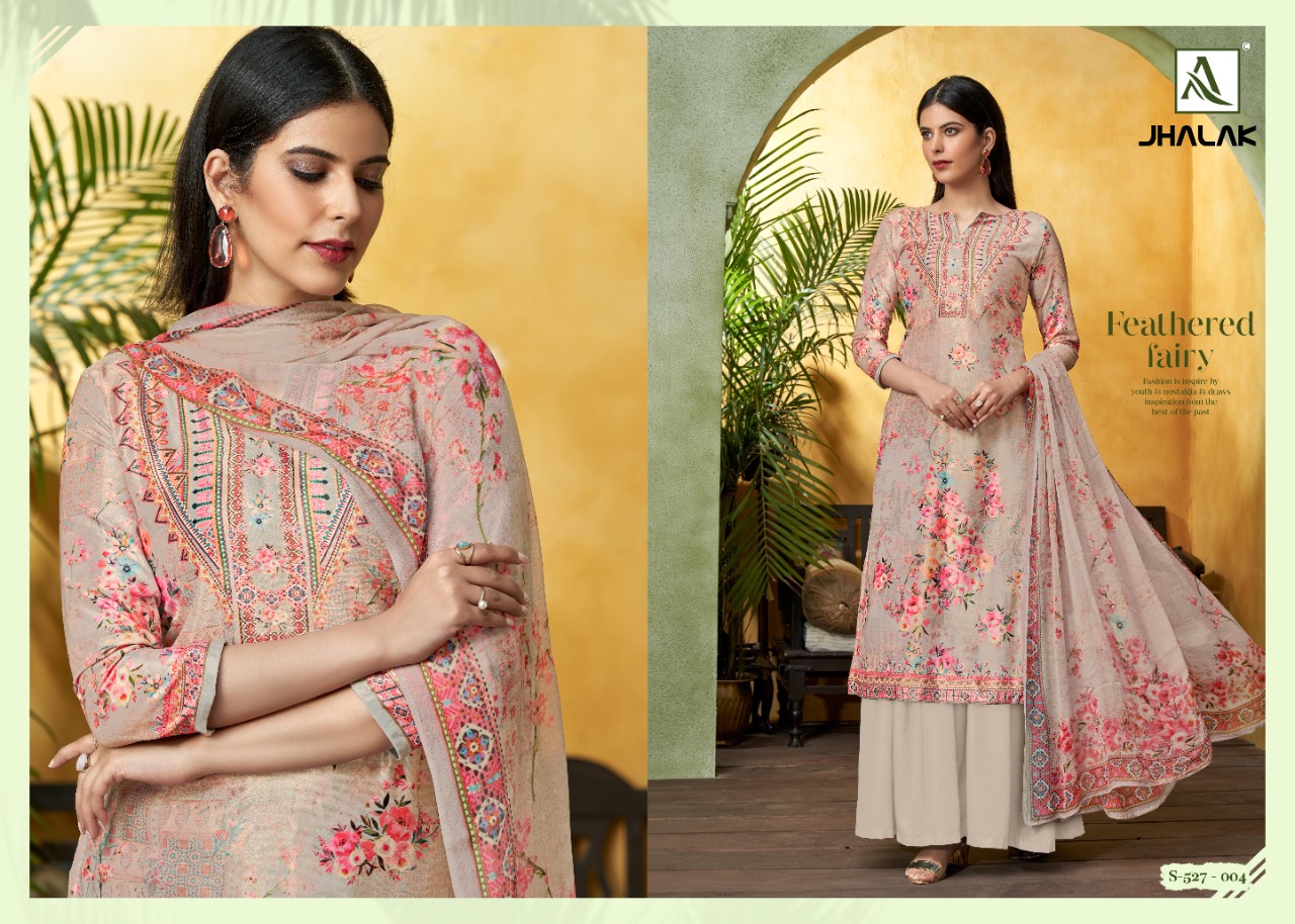 Alok  Jhalak Designer Dress Material Catalog