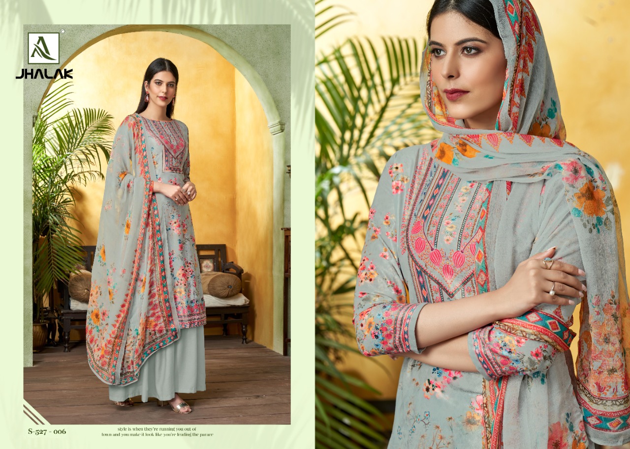 Alok  Jhalak Designer Dress Material Catalog