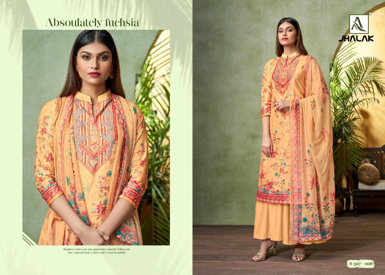 Alok  Jhalak Designer Dress Material Catalog