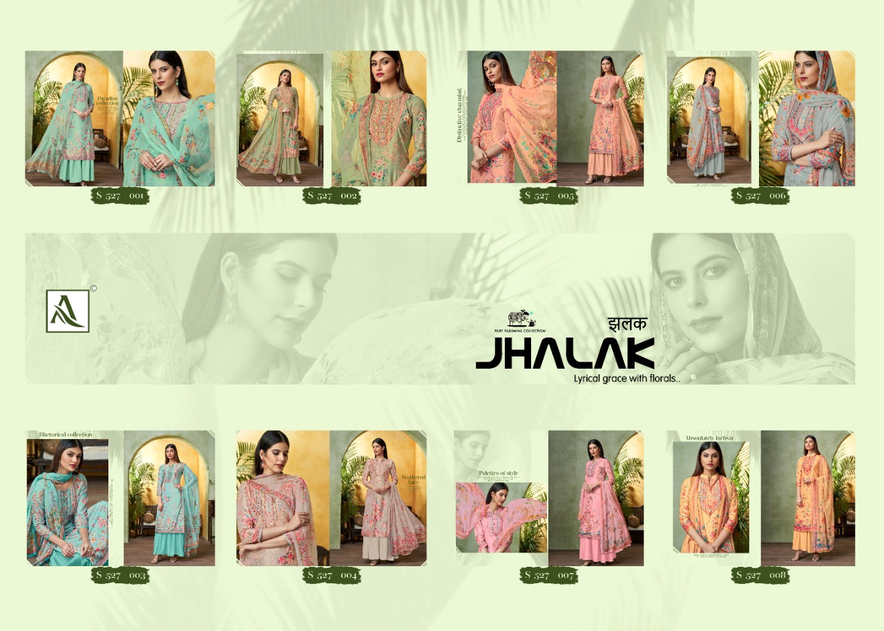 Alok  Jhalak Designer Dress Material Catalog