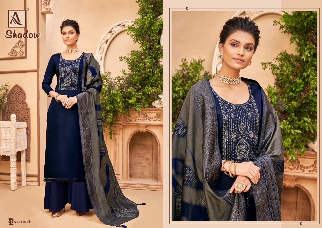 Alok Shadow Pure Jam Cotton Designer Dress Material Catalog