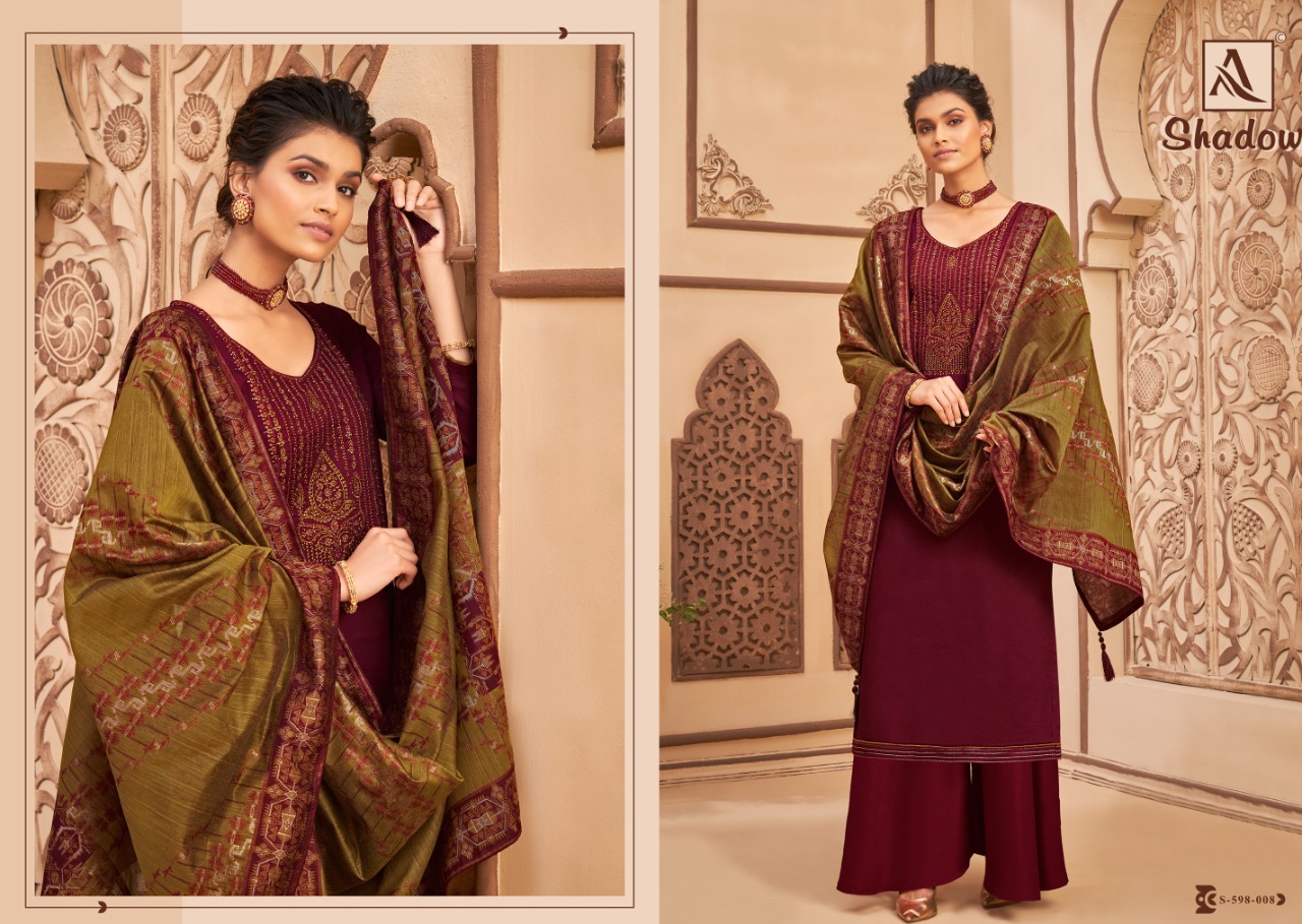 Alok Shadow Pure Jam Cotton Designer Dress Material Catalog