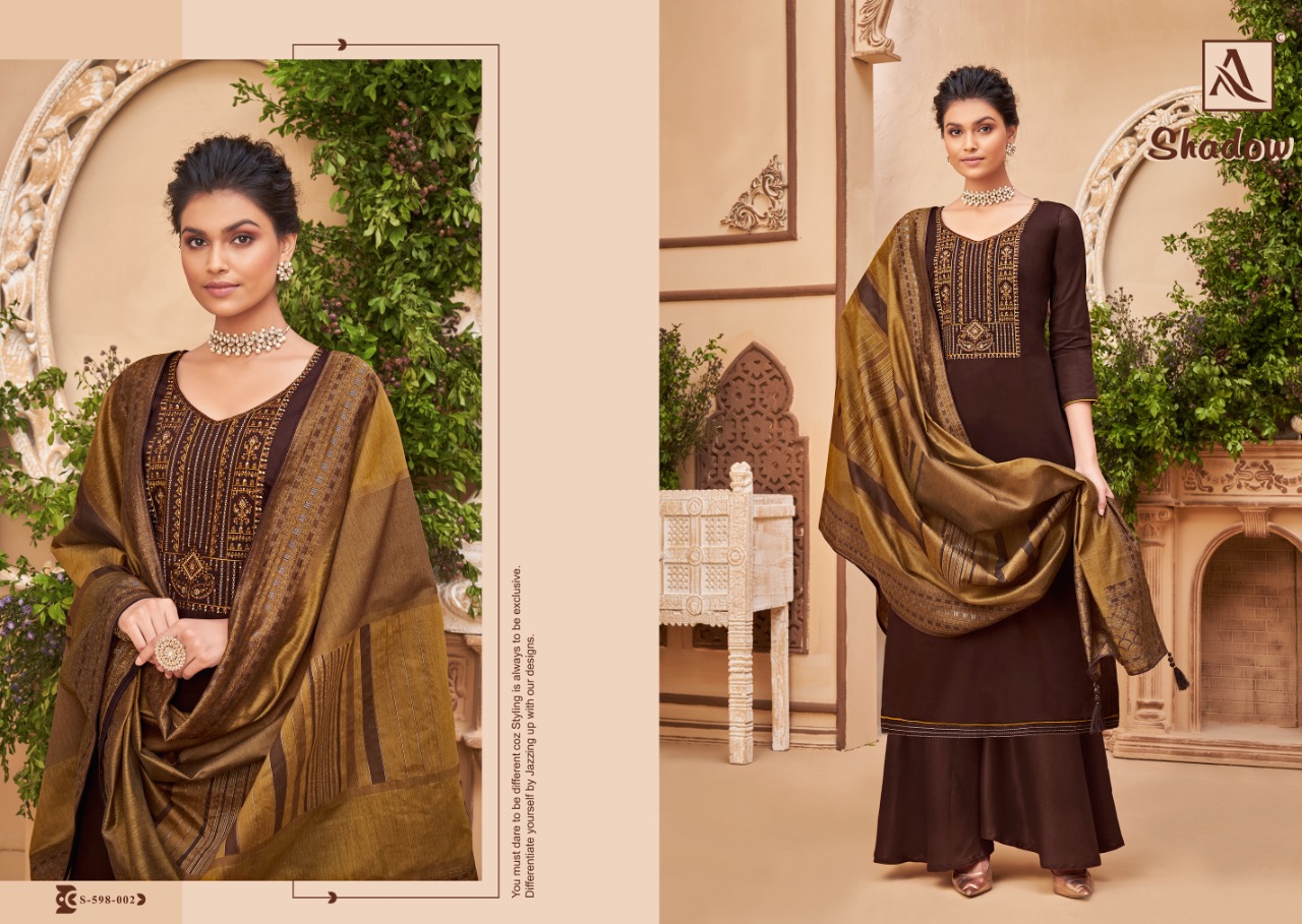 Alok Shadow Pure Jam Cotton Designer Dress Material Catalog