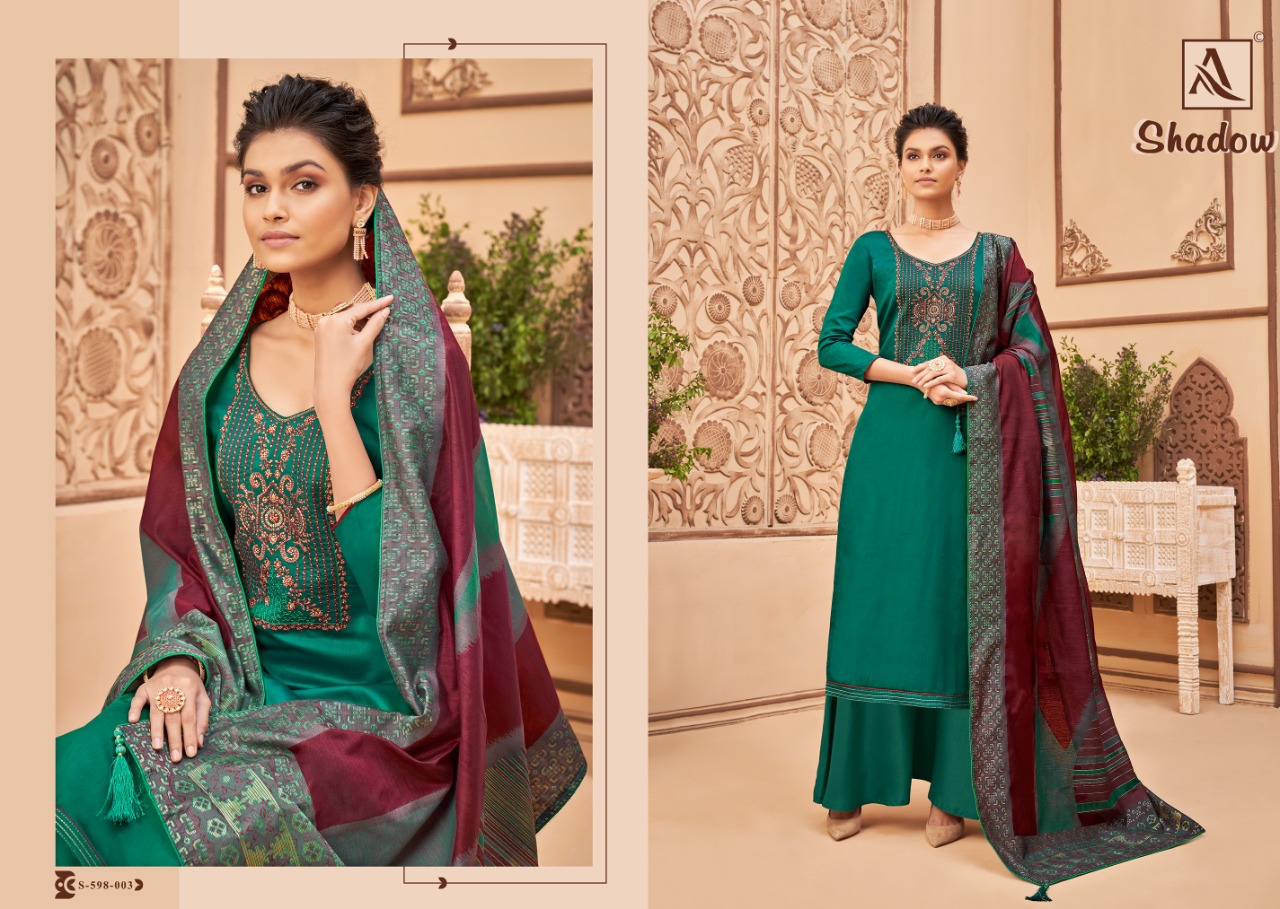 Alok Shadow Pure Jam Cotton Designer Dress Material Catalog