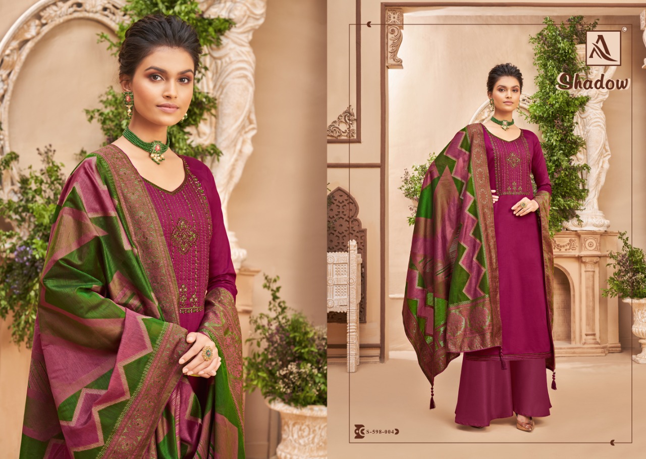 Alok Shadow Pure Jam Cotton Designer Dress Material Catalog