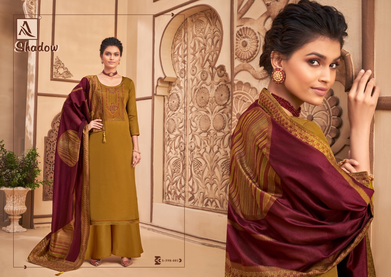 Alok Shadow Pure Jam Cotton Designer Dress Material Catalog