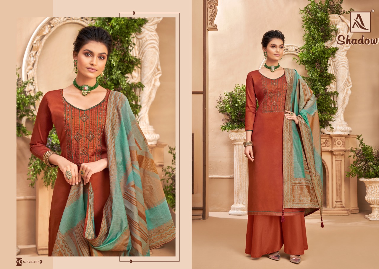 Alok Shadow Pure Jam Cotton Designer Dress Material Catalog