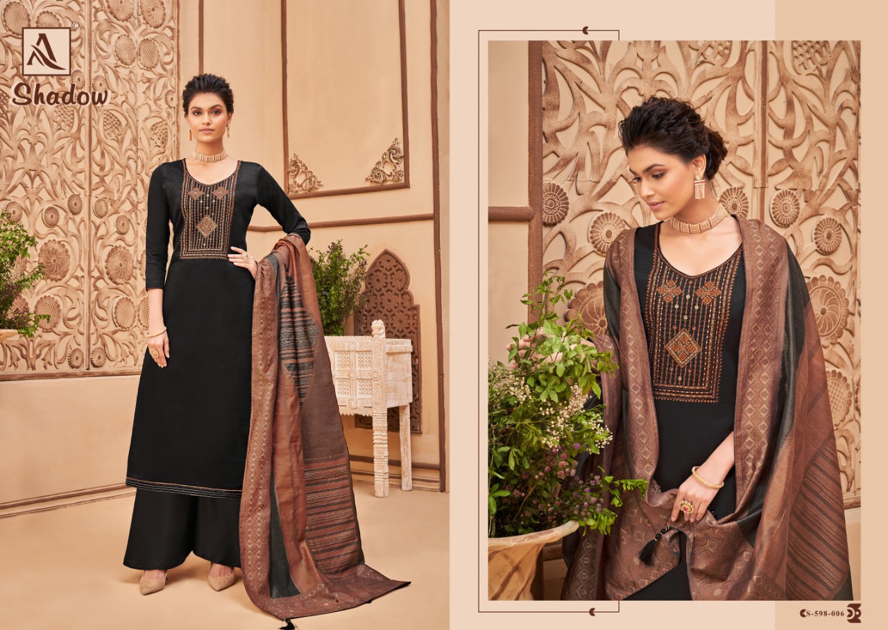 Alok Shadow Pure Jam Cotton Designer Dress Material Catalog