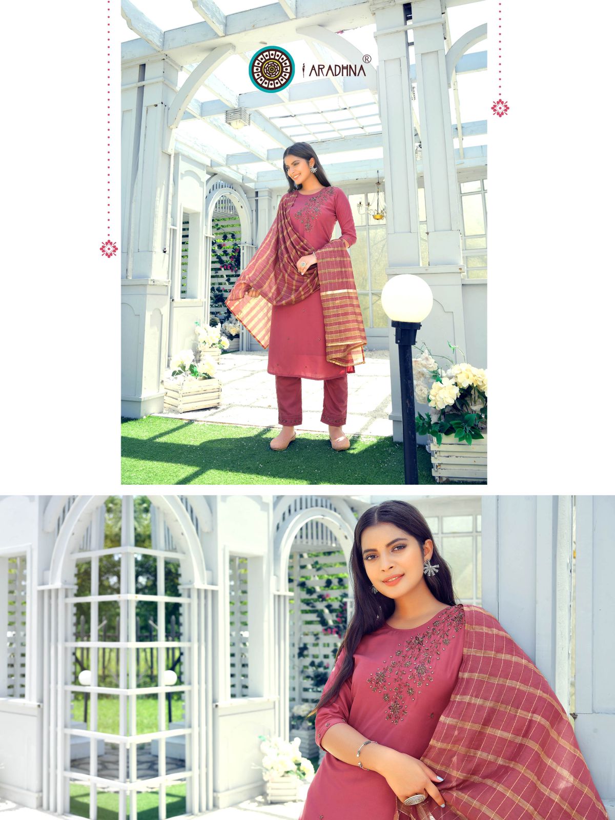 Aradhna Hand Work  Vol 2 Cotton Silk Festive Wear Ready Made Collection