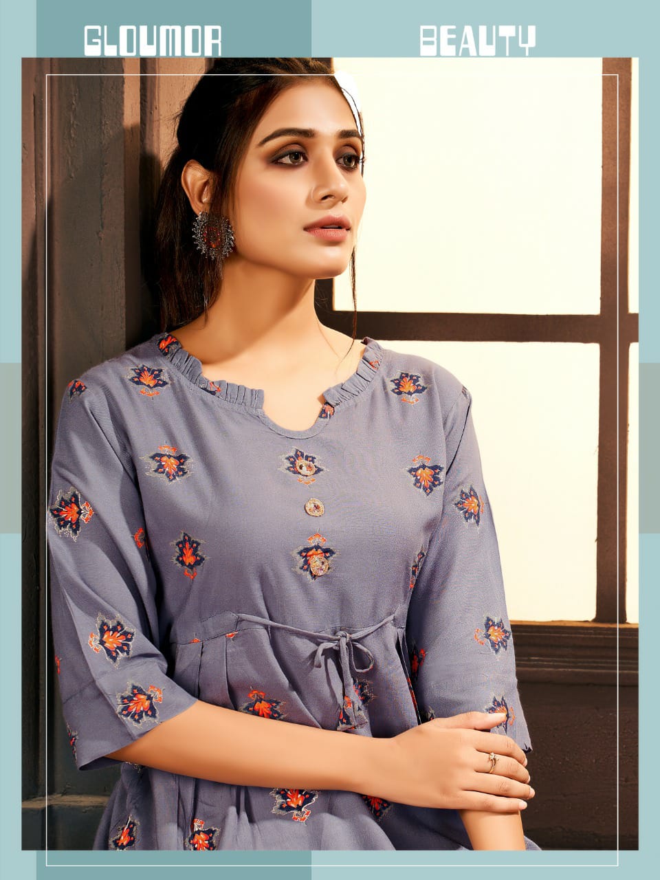 Art Riddh's Pigment Rayon Designer Western Top Catalog