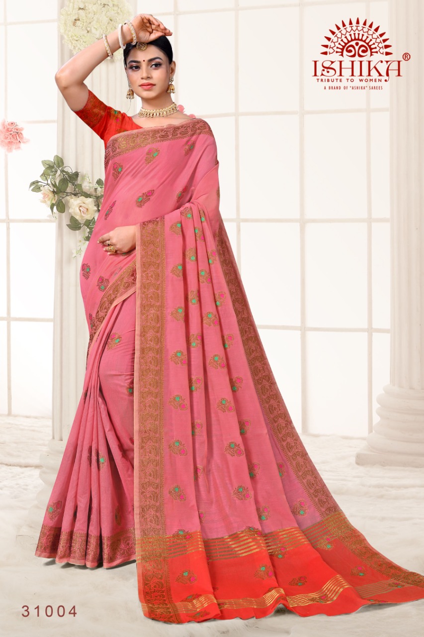 Ashika  Kumkum Festive Wear Silk Sarees Collection