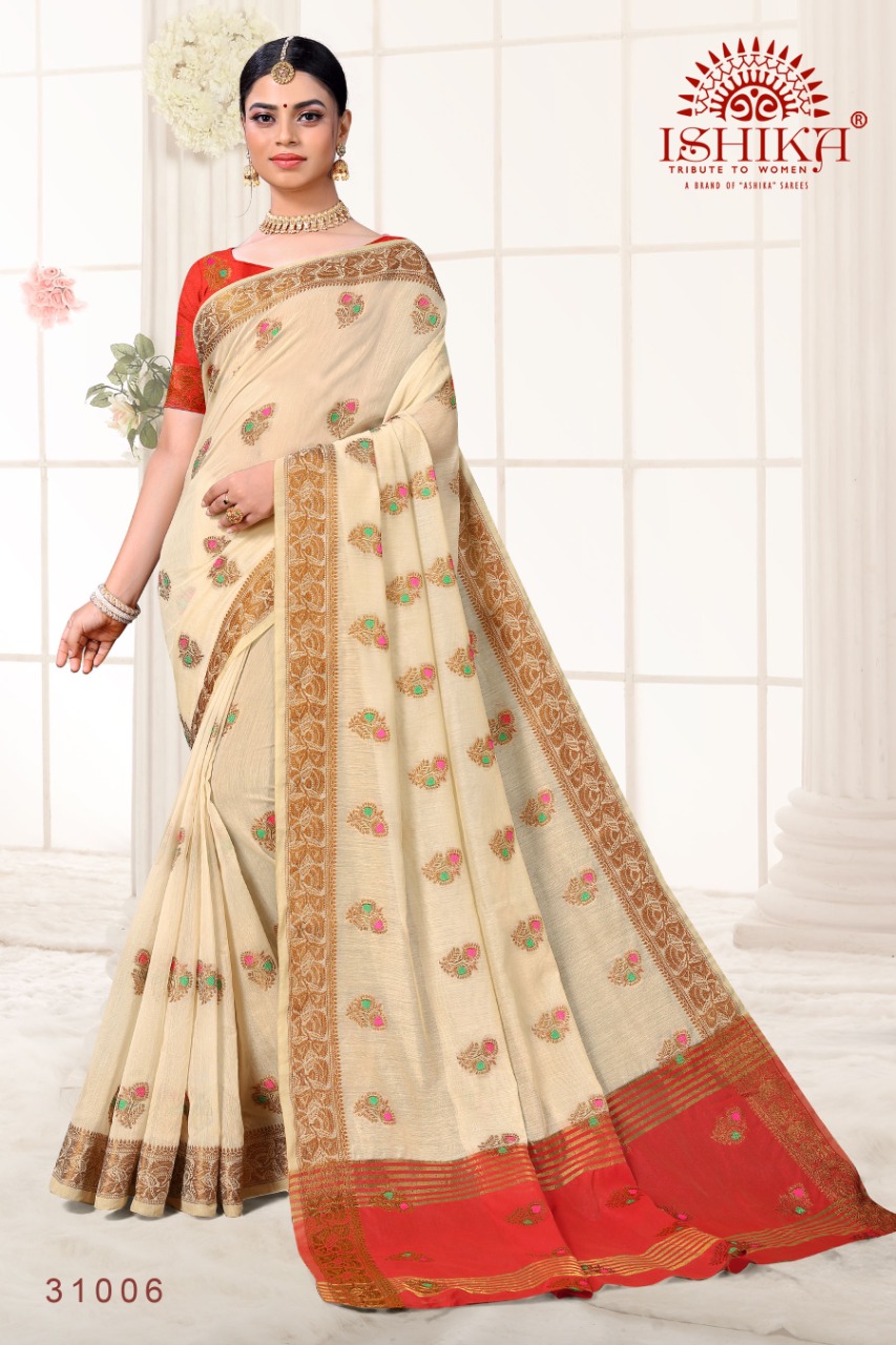 Ashika  Kumkum Festive Wear Silk Sarees Collection