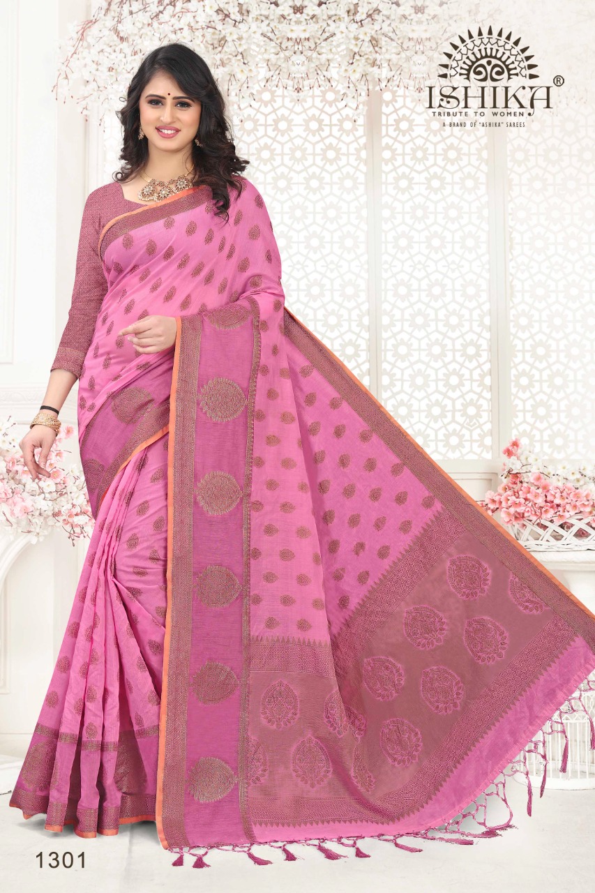 Ashika Swagat Silk  Festive Wear Silk Sarees Catalog