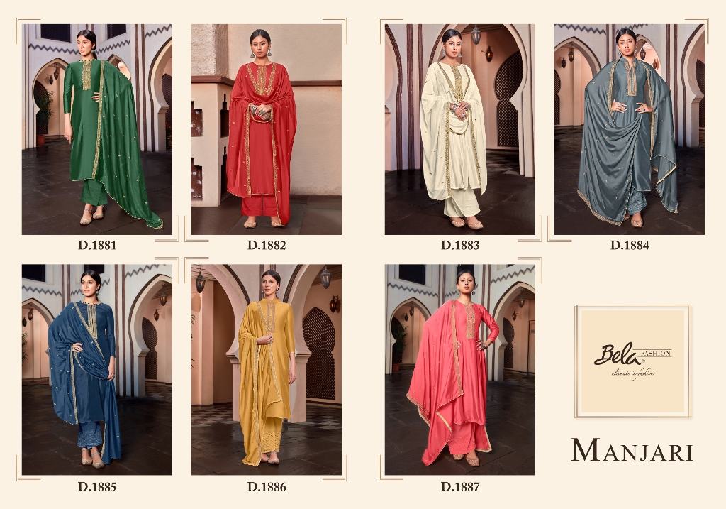 Bela Manjari 1881 Series Designer Salwar Kameez Catalog