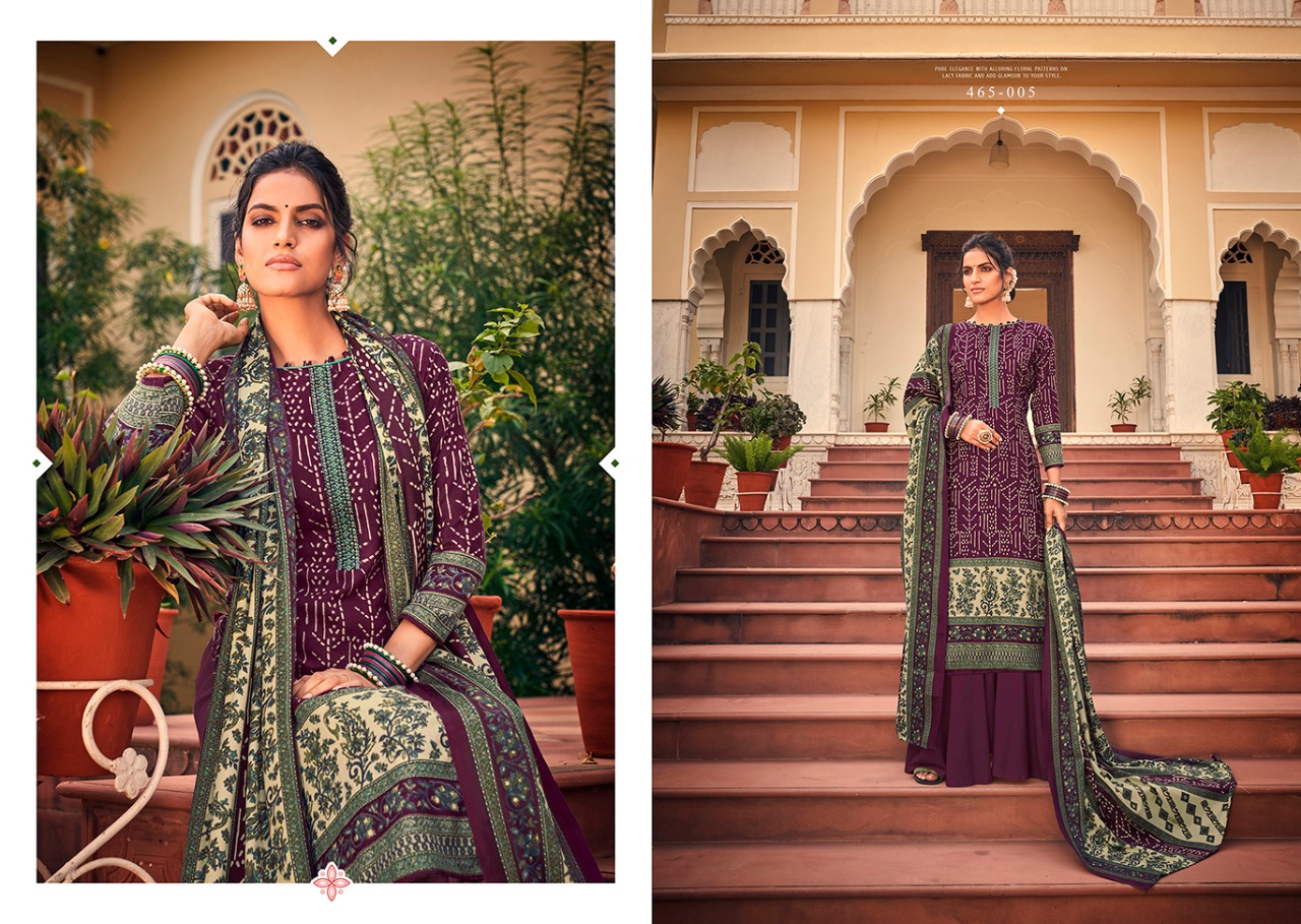 Belliza Aura Super Hit Collection Buy  Kashmiri Embroidery Work  Pure Pashmina Dress Material Catalog