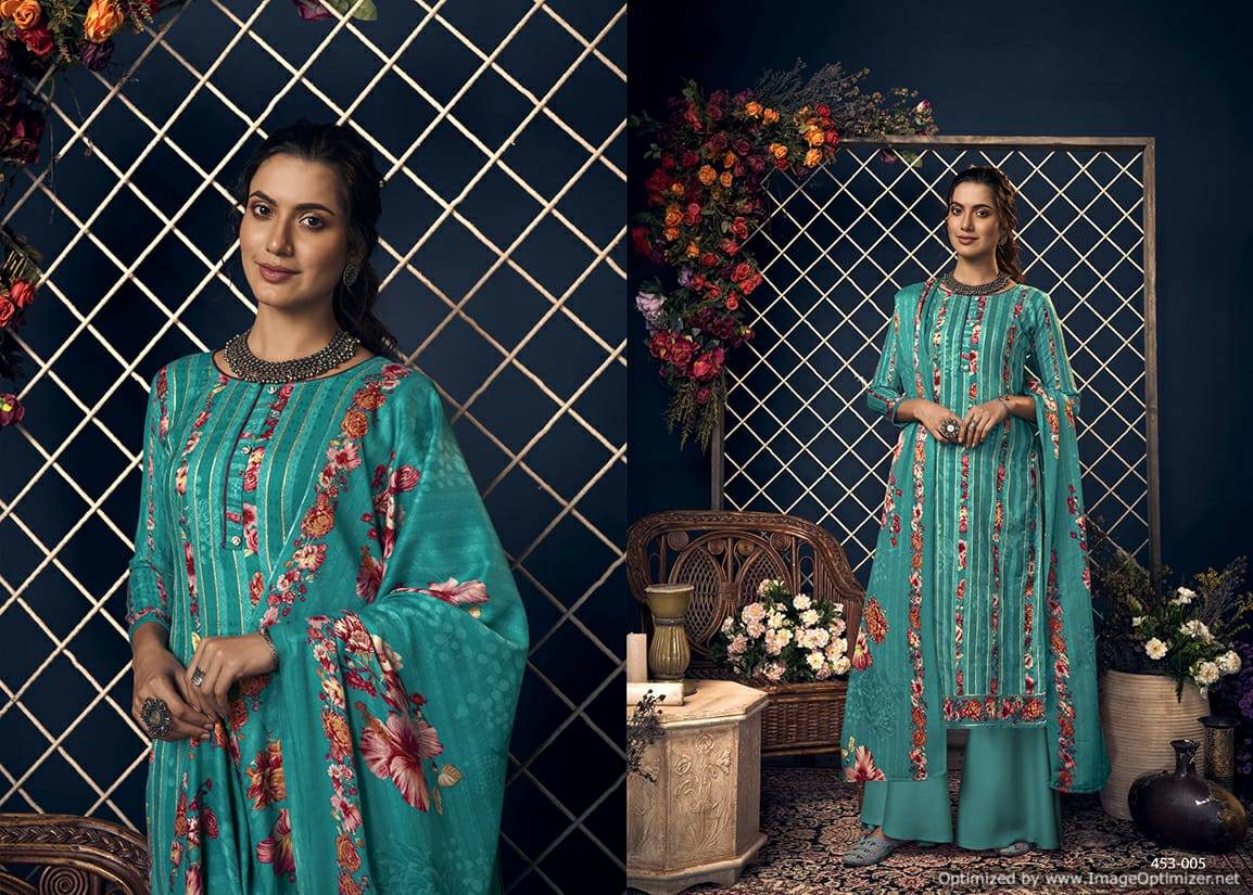 Belliza Kashmiriyat  Pure Pashmina Digital Print Dress Material Catalog
