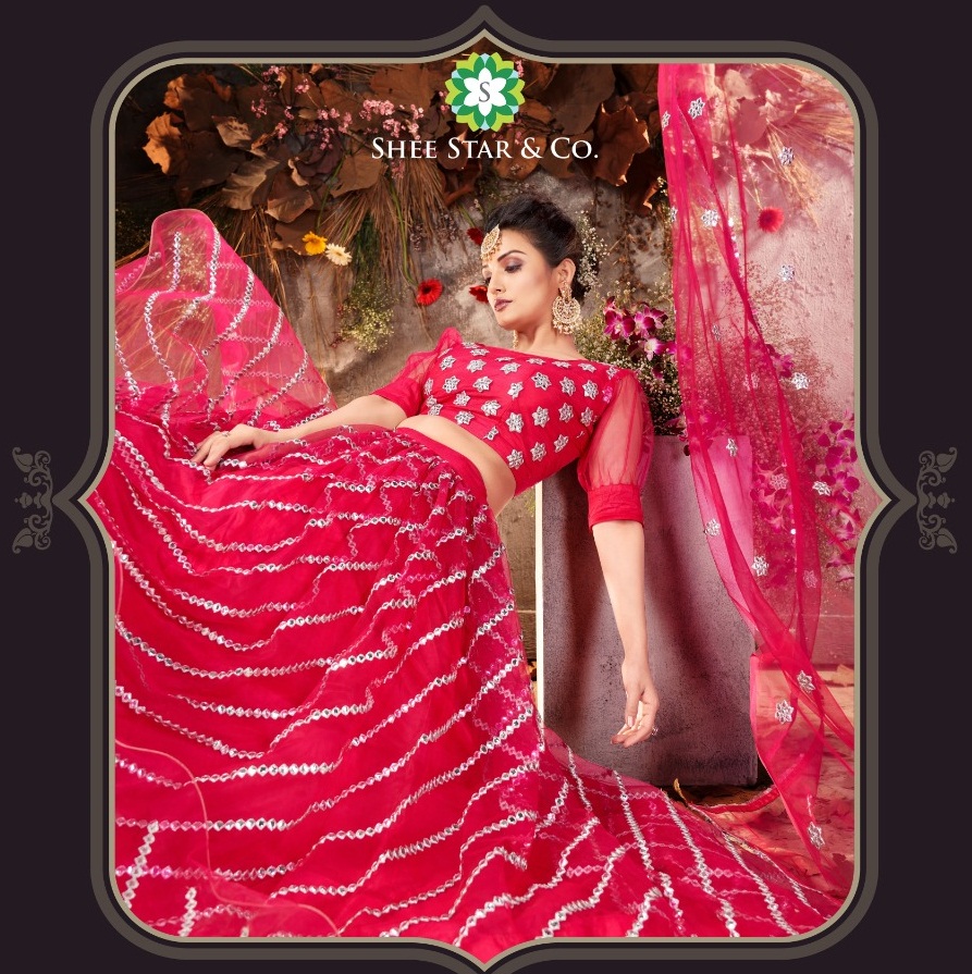 Blossom 1068	Gota Embroidery Wedding Wear Lehenga Collection