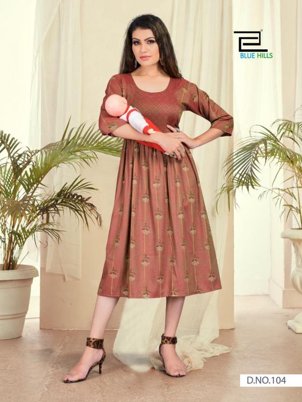 Blue Hills Good News Vol 6 Rayon Fancy Feeding Kurti Catalog