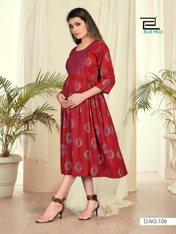 Blue Hills Good News Vol 6 Rayon Fancy Feeding Kurti Catalog