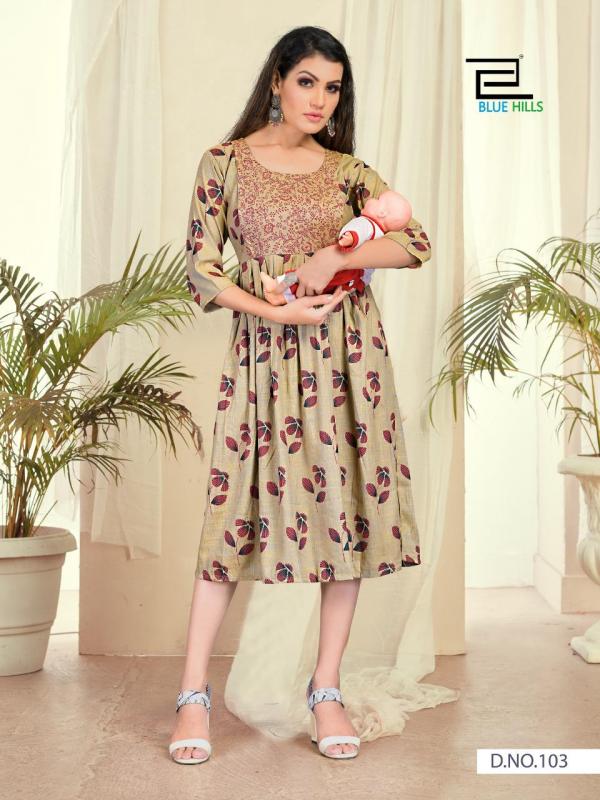 Blue Hills Good News Vol 6 Rayon Fancy Feeding Kurti Catalog
