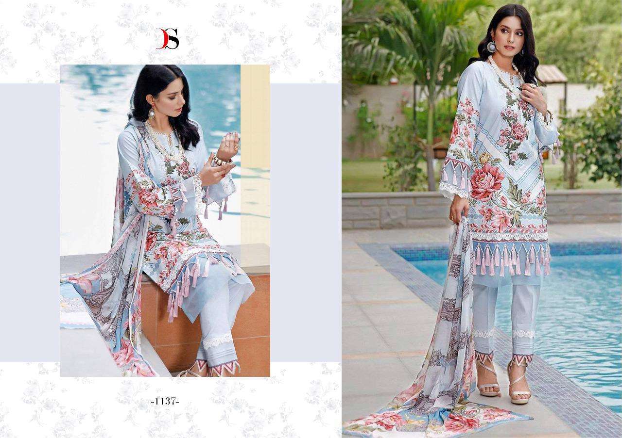 Deepsy Firdous Urbane Vol-4 Pure Cotton Print Pakistani Dress Material Catalog