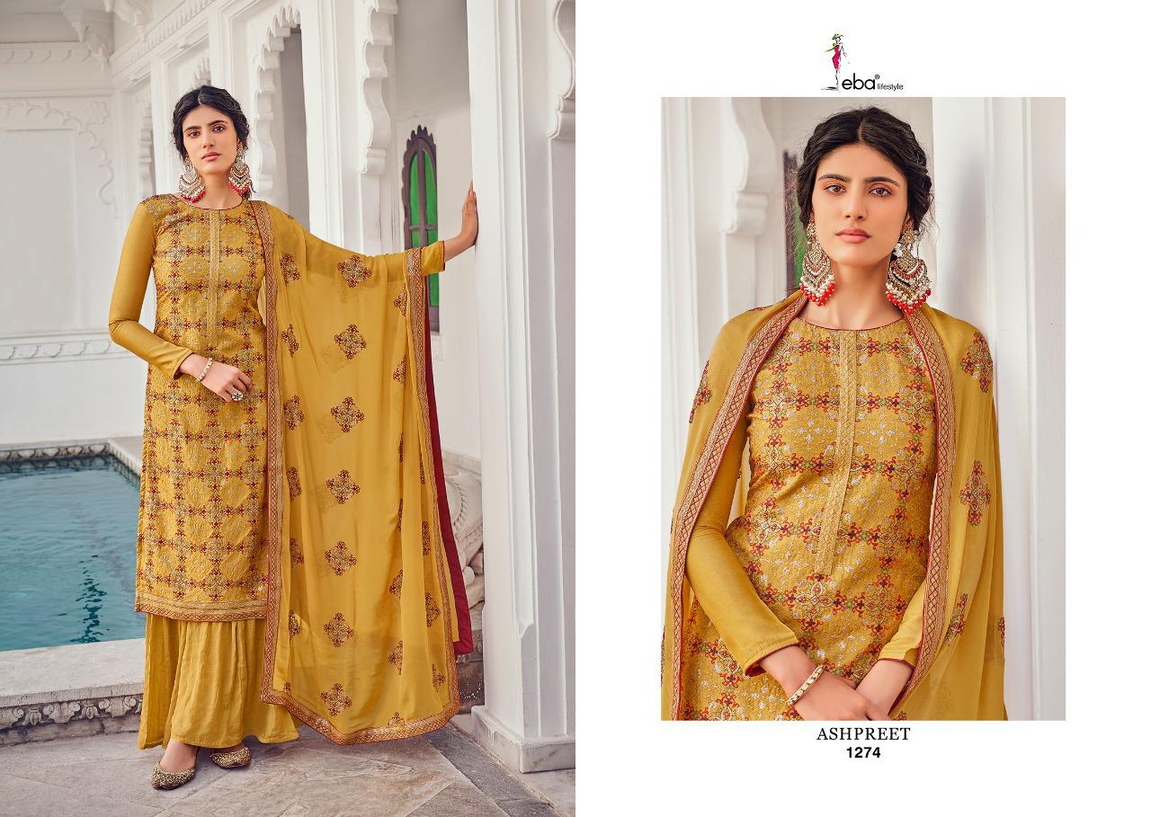 Eba Ashpreet Vol  3 Designer Georgette Embroidery Salwar Suits  Catalog