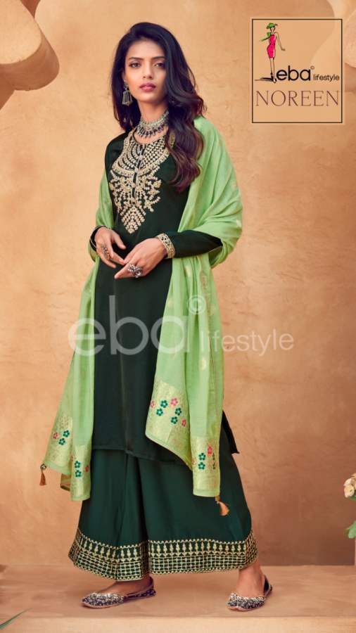 Eba Noreen Embroidery Work Salwar Kameez Catalog