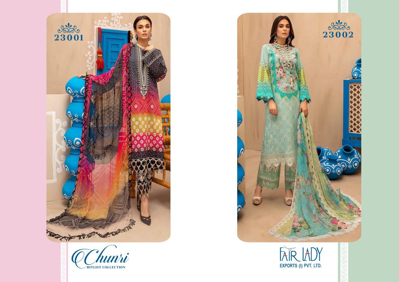 Fair Lady Chunri Cotton Embroidery Pakistani Salwar Suits  Catalog