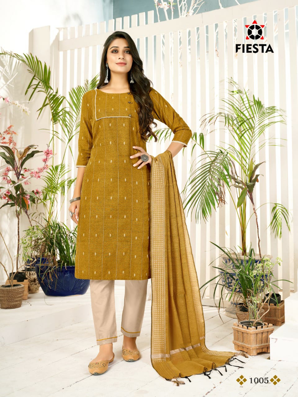 Fiesta Naveli Viscose Designer Ready-made Kurtis Catalog