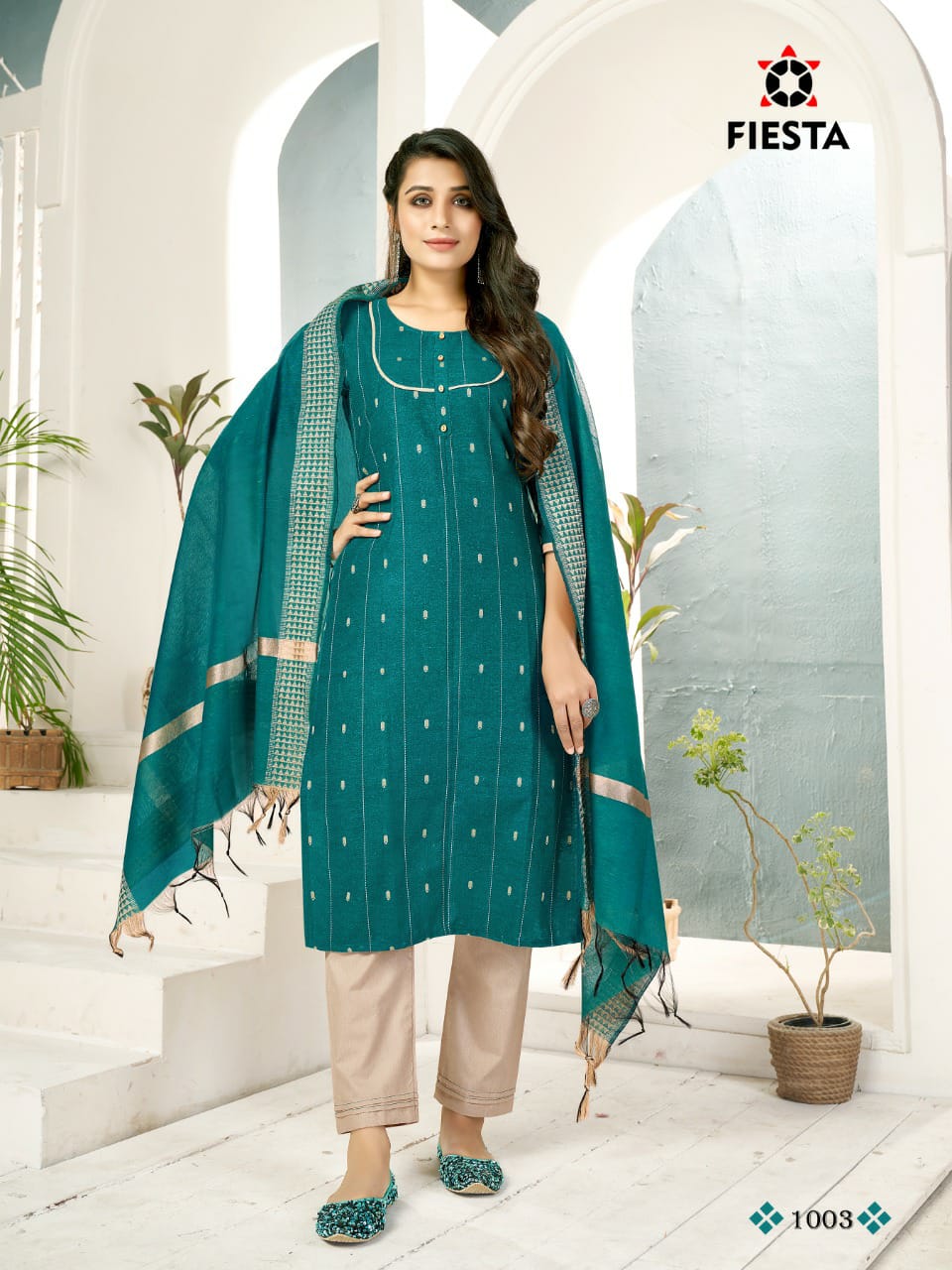 Fiesta Naveli Viscose Designer Ready-made Kurtis Catalog