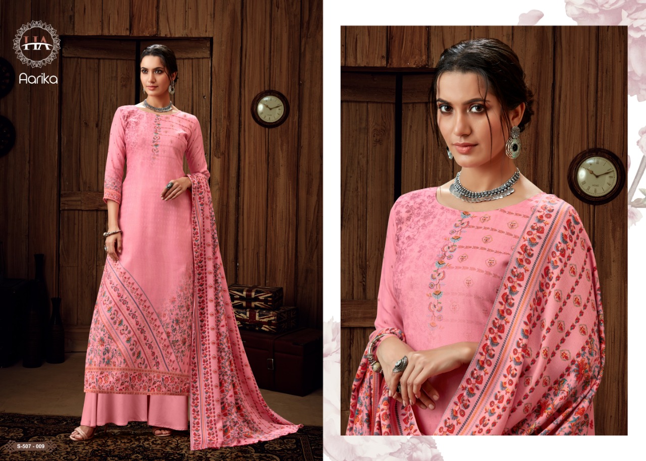 Harshit  Aarika  Designer Dress Material Catalog