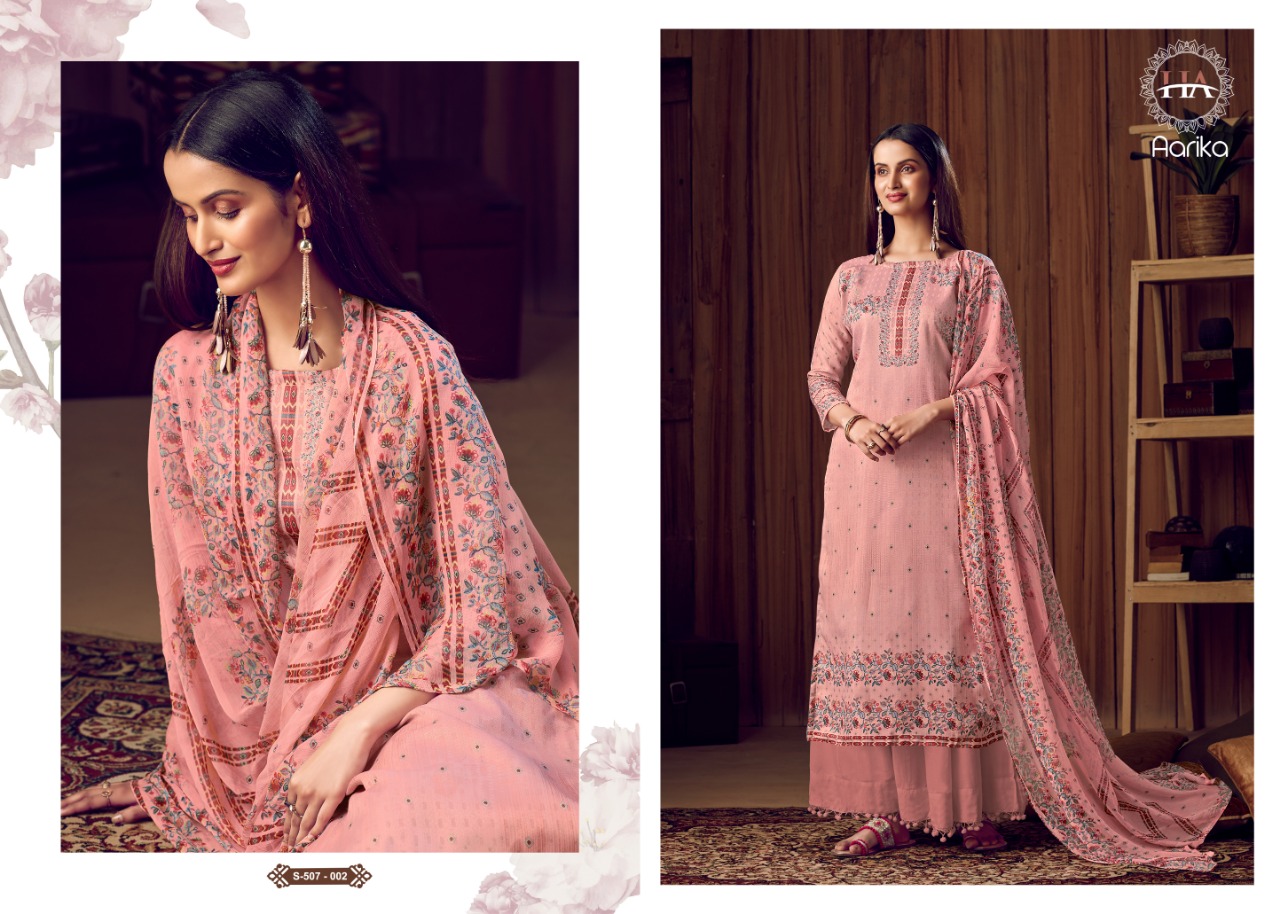 Harshit  Aarika  Designer Dress Material Catalog