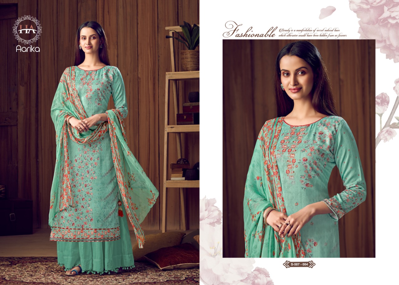 Harshit  Aarika  Designer Dress Material Catalog