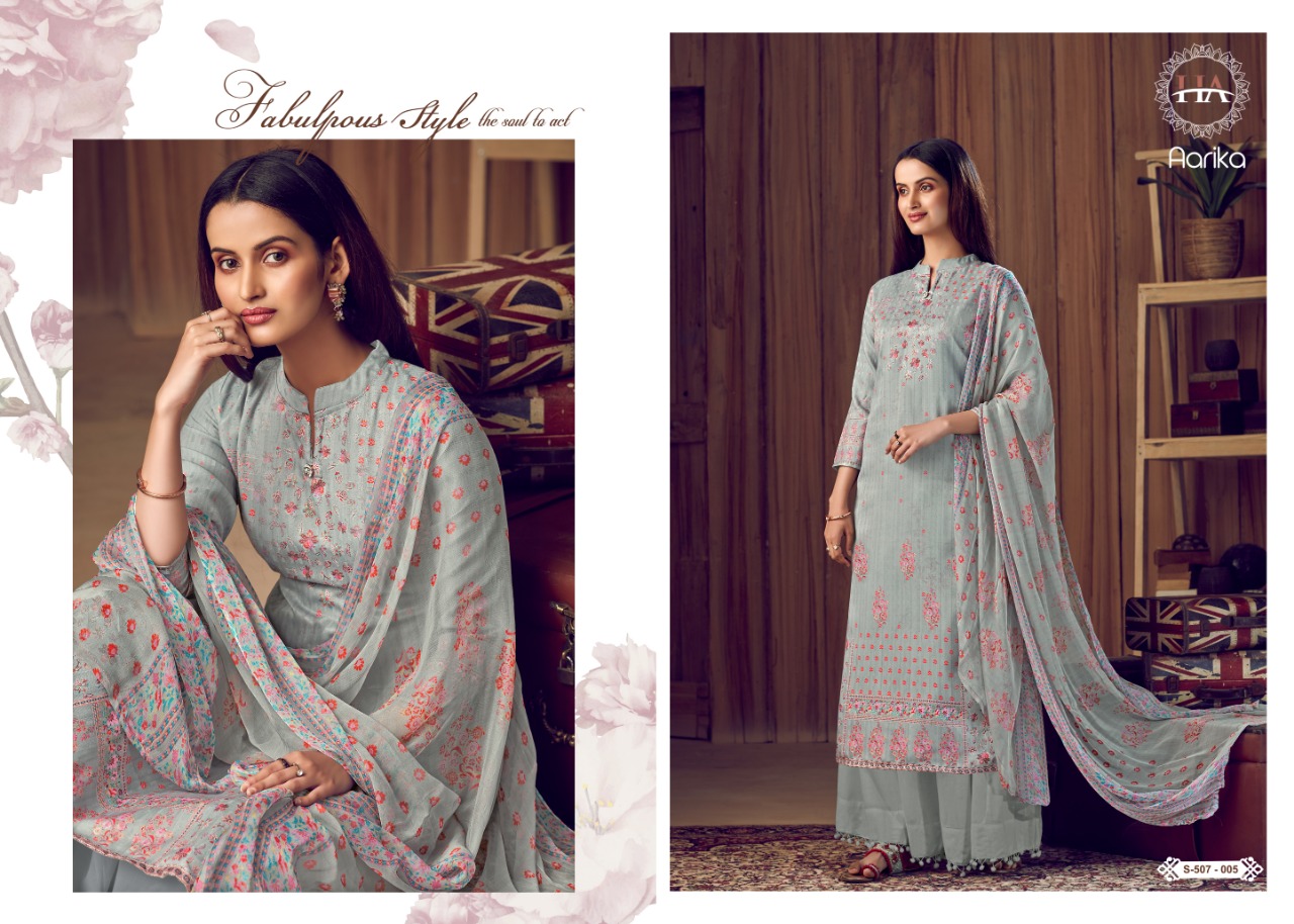Harshit  Aarika  Designer Dress Material Catalog
