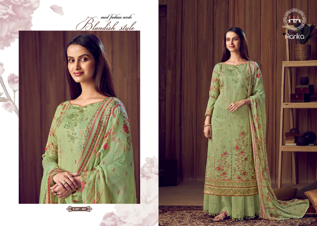 Harshit  Aarika  Designer Dress Material Catalog