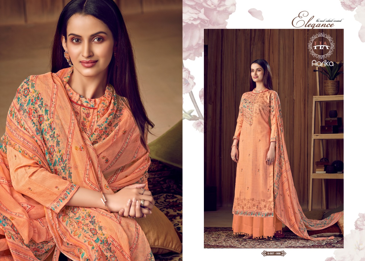 Harshit  Aarika  Designer Dress Material Catalog